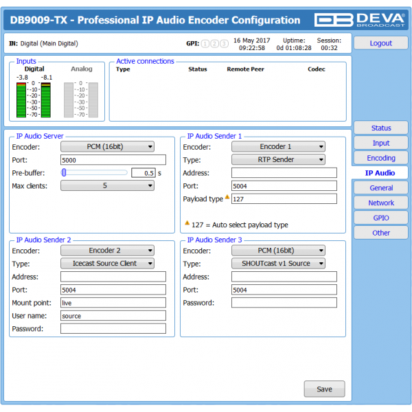 DEVA Broadcast DB9009-TX